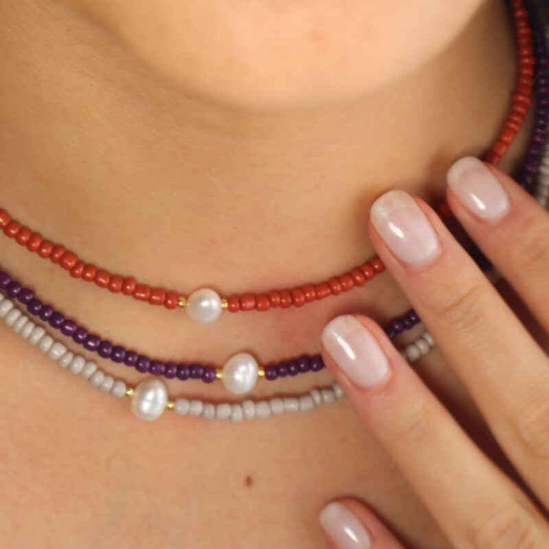 collana perline mom design