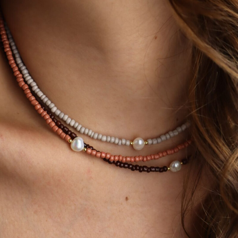 collana perline mom design