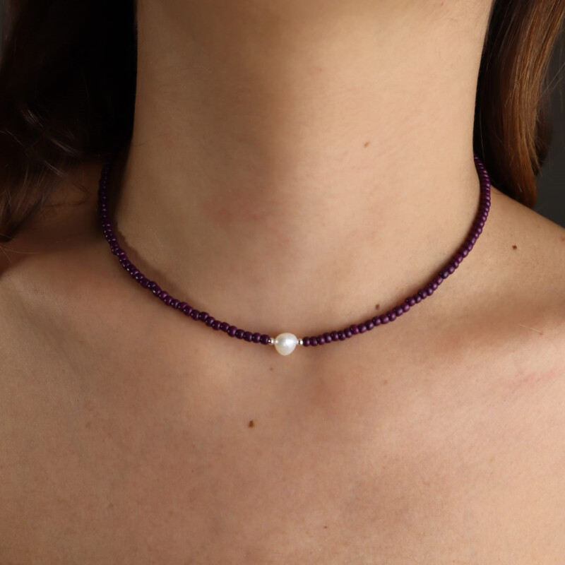 collana mom design color prugna